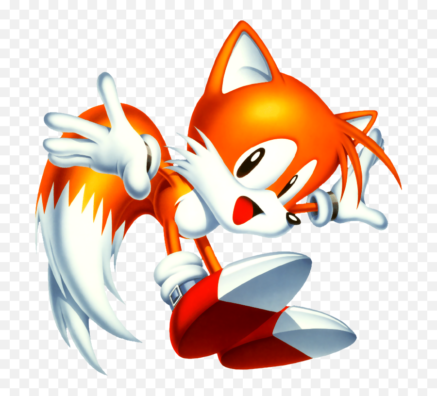 Download Hd Tails03 32 - Miles Tails Prower Classic Emoji,Tails Png