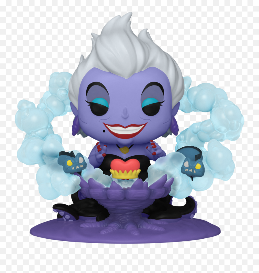 Disney Villains - Pop Deluxe Ursula On Throne Emoji,Disney Villains Logo