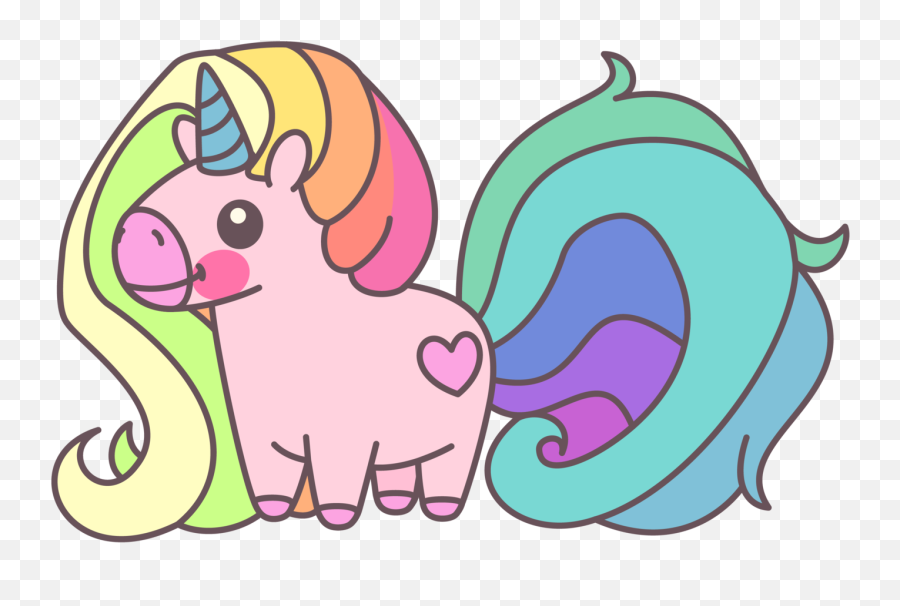 Cute Rainbow Unicorn - Cute Unicorn That Are Black And White Rainbow Unicorn Derpy Unicorn Emoji,Unicorn Clipart Black And White