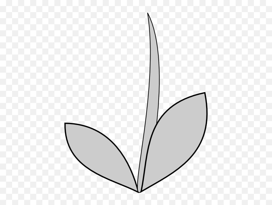 Gray Flower Stem Clip Art - Vector Clip Art Online Royalty Flower Stems Clip Art Emoji,Stem Clipart