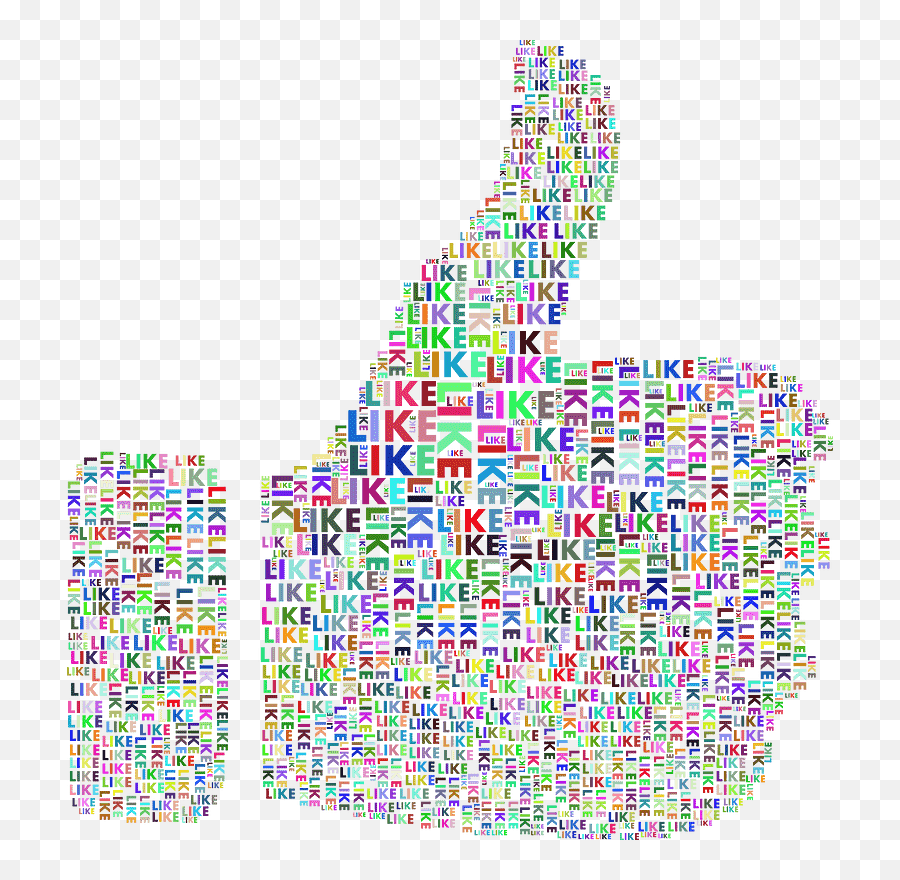 Social Media Clipart Like Transparent - Word Cloud For Media Emoji,Social Media Clipart