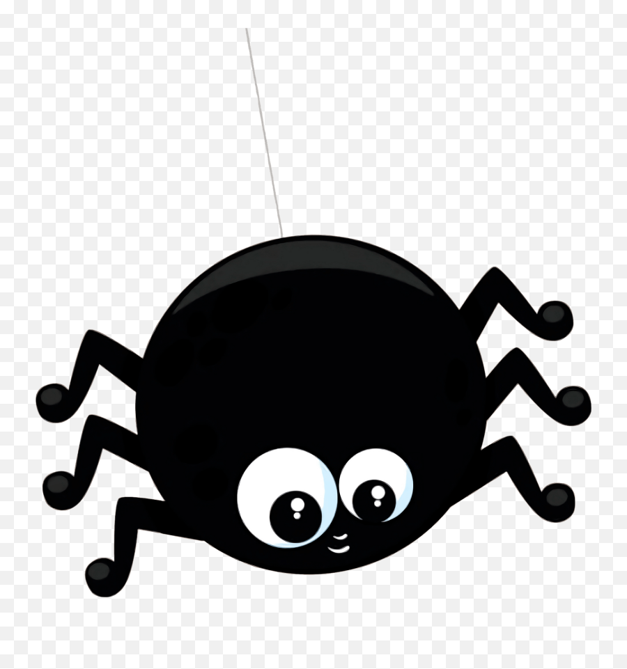 Cute Spider Clipart - Halloween Imagenes De Brujas Emoji,Spider Clipart
