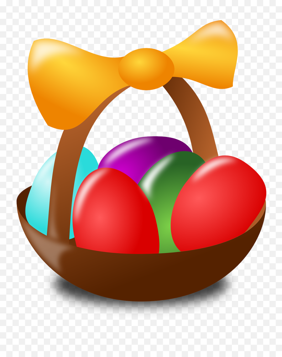 Easter Eggs Easter Basket Eggs Png Picpng Emoji,Easter Eggs Png