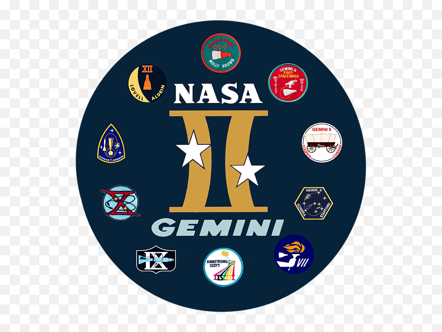 Project Gemini Composite Logo Round - Project Gemini Logo Emoji,Gemini Logo