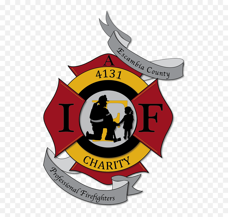 Escambia County Professional Firefighters Charity Logo On - Language Emoji,Charity Logo