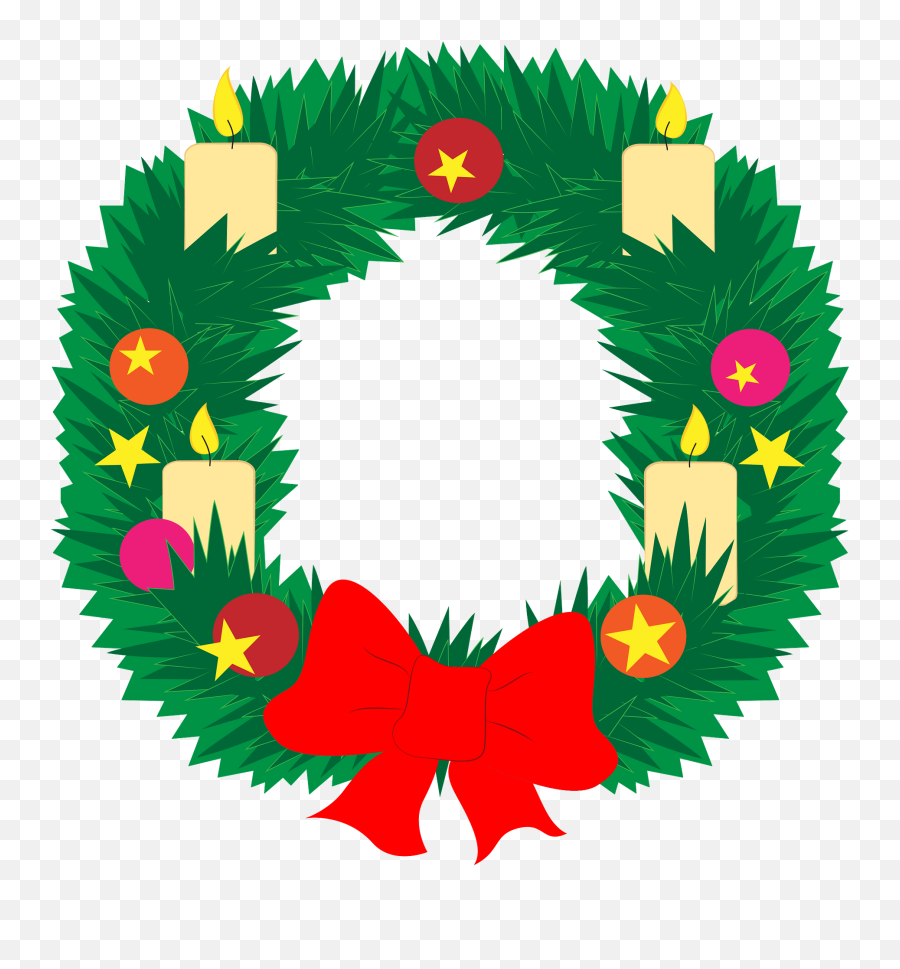 Advent Wreath Clipart - Advent Wreath Clipart Emoji,Wreath Clipart