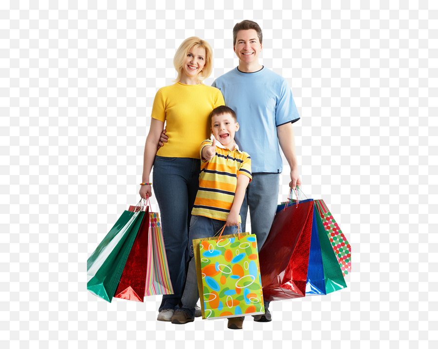 Family Clipart Transparent Background Png - Novocomtop Family Shopping Vectors Png Emoji,Mall Clipart