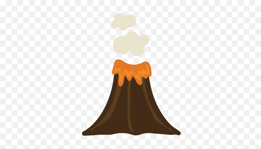 Cute Volcano Clipart - Cute Volcano Transparent Background Emoji,Cute Clipart