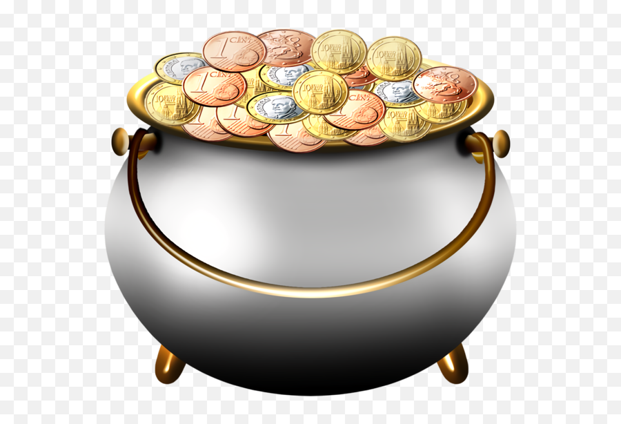 St Patricku0027s Day Table Furniture Metal For Pot Of Gold For - Coin Emoji,Pot Of Gold Png