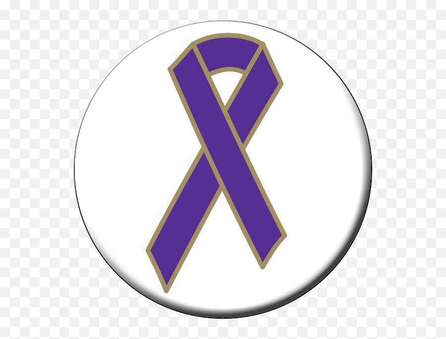 Purple Ribbon Button - Language Emoji,Purple Ribbon Png