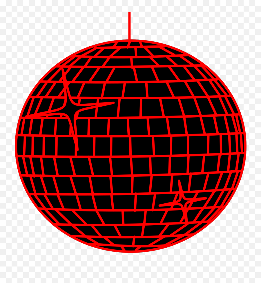 Red Disco Ball Svg Vector Red Disco Ball Clip Art - Svg Clipart Icon Emoji,Disco Ball Clipart
