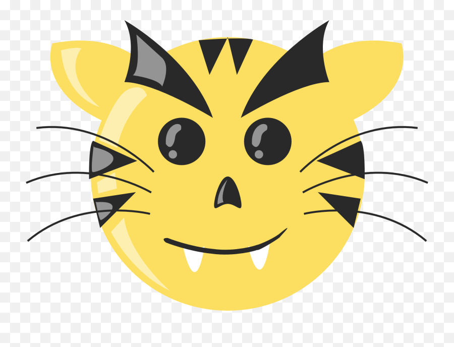 Tiger Clipart - Clip Art Emoji,Tiger Face Clipart