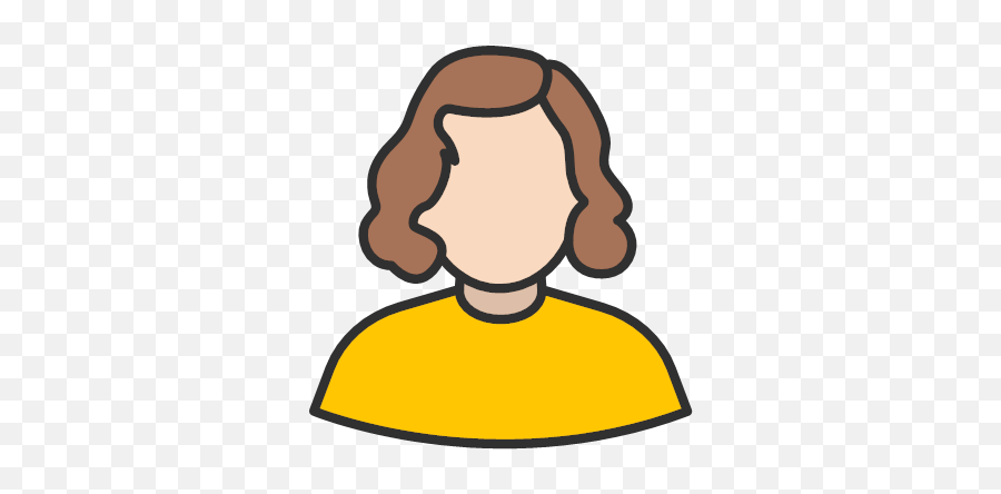 Lady Short Hair Woman Icon Emoji,Woman Icon Png