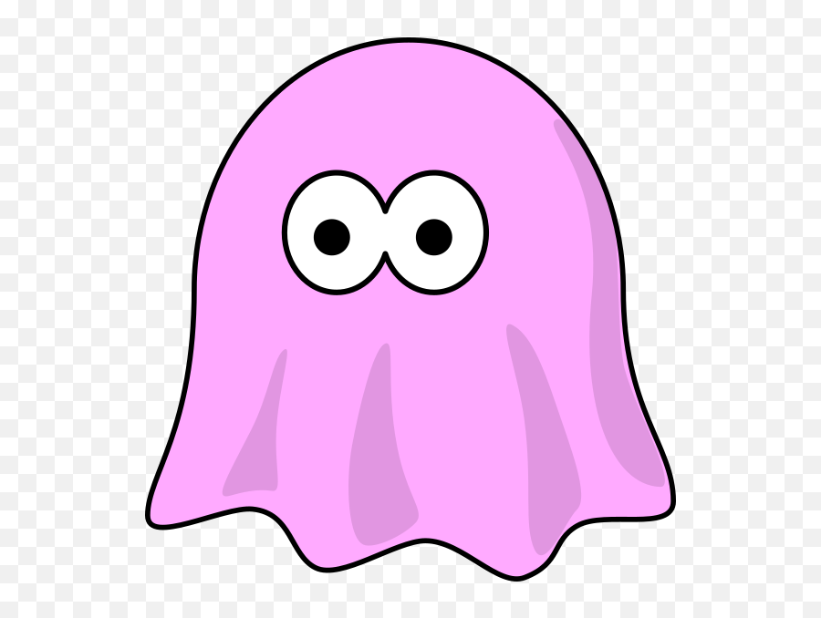 Pink Ghost Clip Art At Clker - Pink Ghost Clipart Emoji,Ghosts Clipart