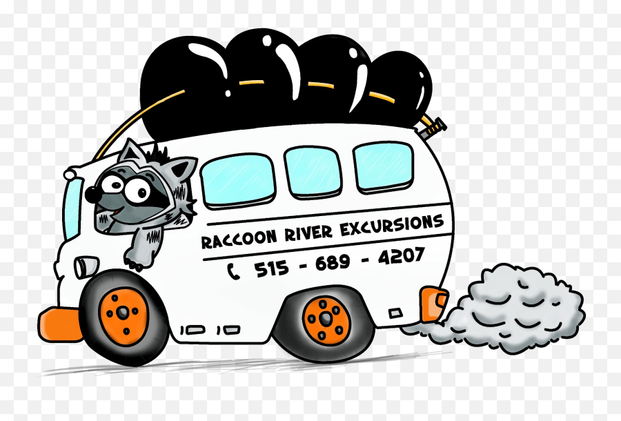 Raccoon River Excursions - Language Emoji,Racoon Logo