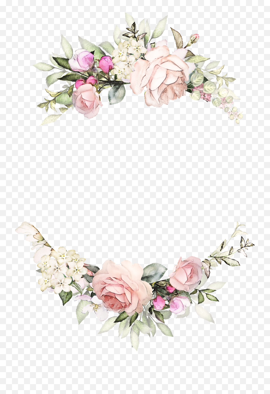 Download Vintage Rose Wreath Invitations Paper Design Emoji,Invitation Clipart