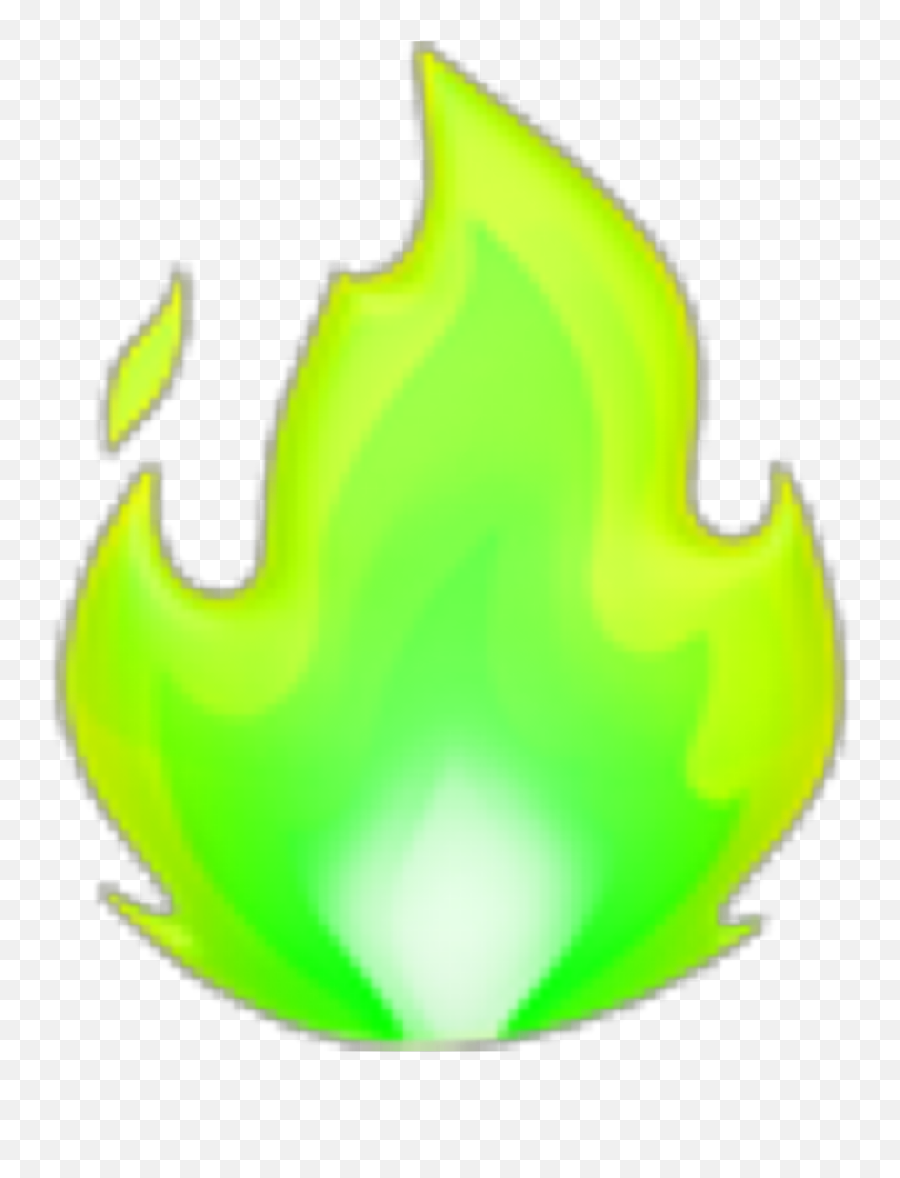 Fire Fuego Green Verde Emoji Sticker - Vertical,Fire Emoji Png