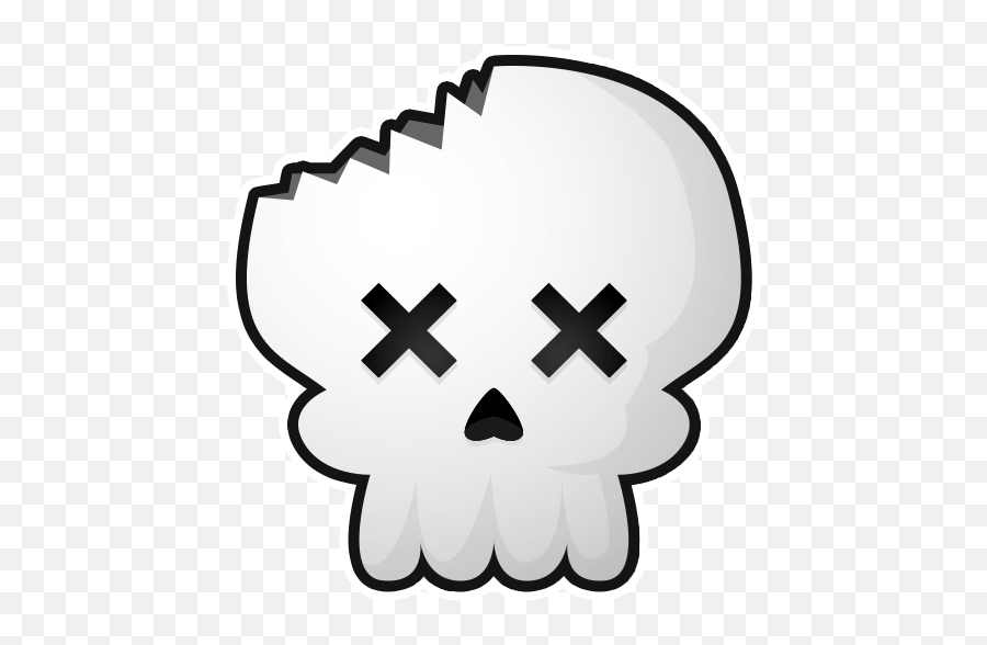 Skull Emoji By Marcossoft - Sticker Maker For Whatsapp,Skull Emoji Transparent