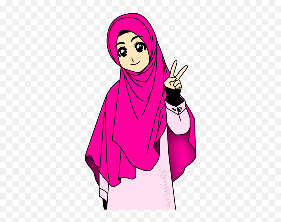 Muslimah Cute - Quoteko Clipart Best Clipart Best Emoji,Hijab Clipart