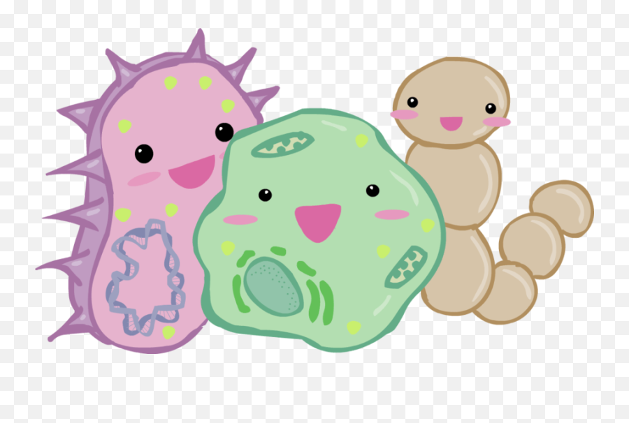 Cute Clipart Bacteria Picture 861140 Cute Clipart Bacteria - Cute Germ Transparent Emoji,Bacteria Clipart