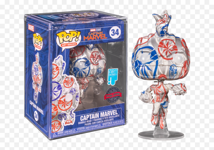 Funko Pop Captain Marvel - Captain Marvel Patriotic Age Emoji,Captain Marvel Transparent