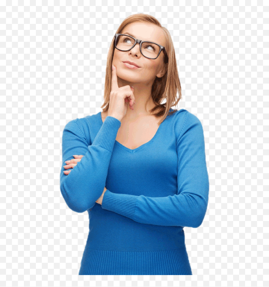 Thinking Woman Png Image - Woman Thinking Png Emoji,Woman Png
