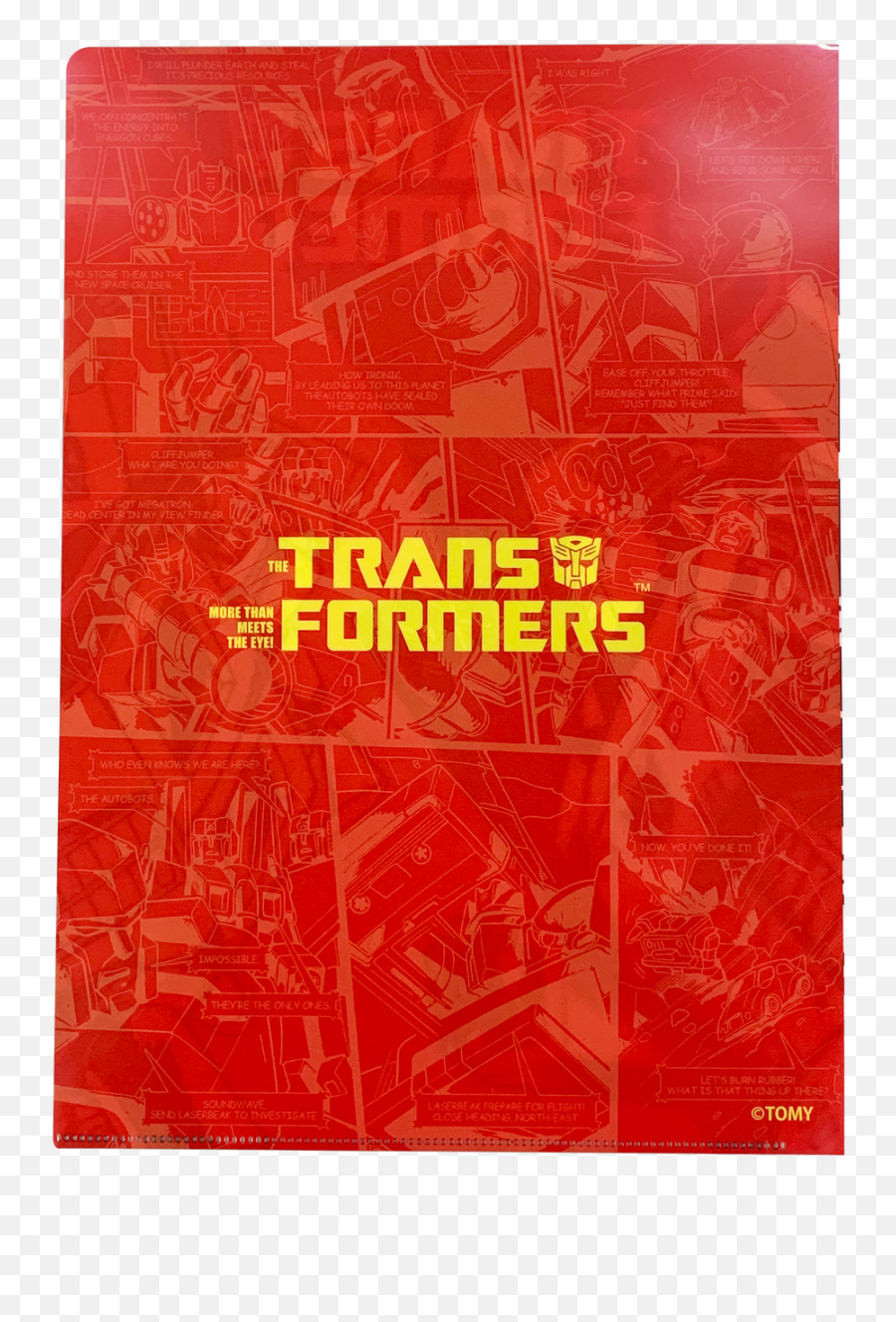 Animategoods - Stationery Transformers Clear File Emoji,Autobot Decepticon Logo