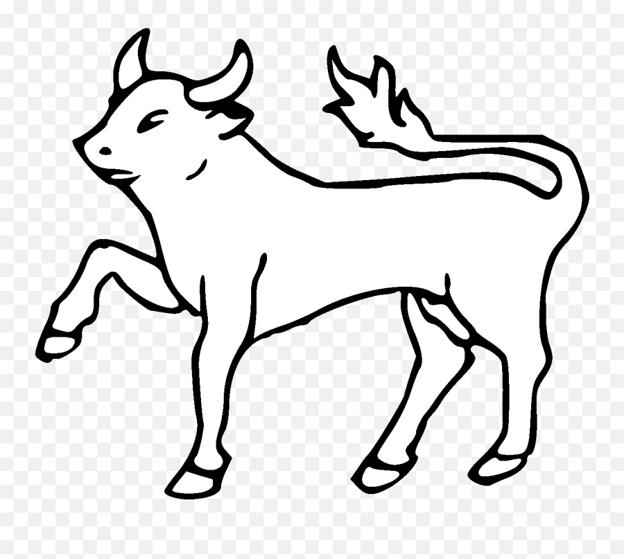 Bull - Traceable Heraldic Art Emoji,Bulls Png
