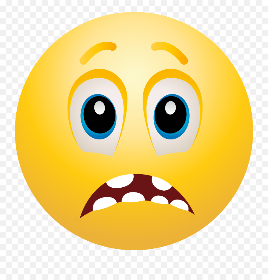 Scared Face Scared Emoticon Clip Art Emoji,Transparent Face
