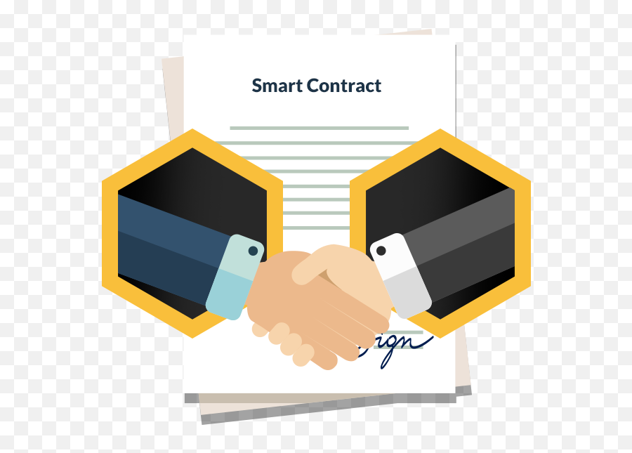 Download Ethereum Blockchain Contract - Handshake Emoji,Smart Clipart