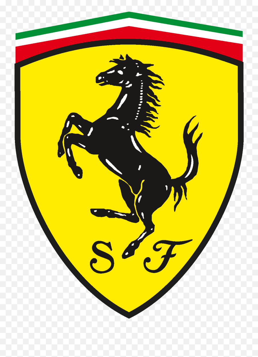Ferrari Emblem And Logo Download Vector - Logo Ferrari Emoji,Emblem Logo