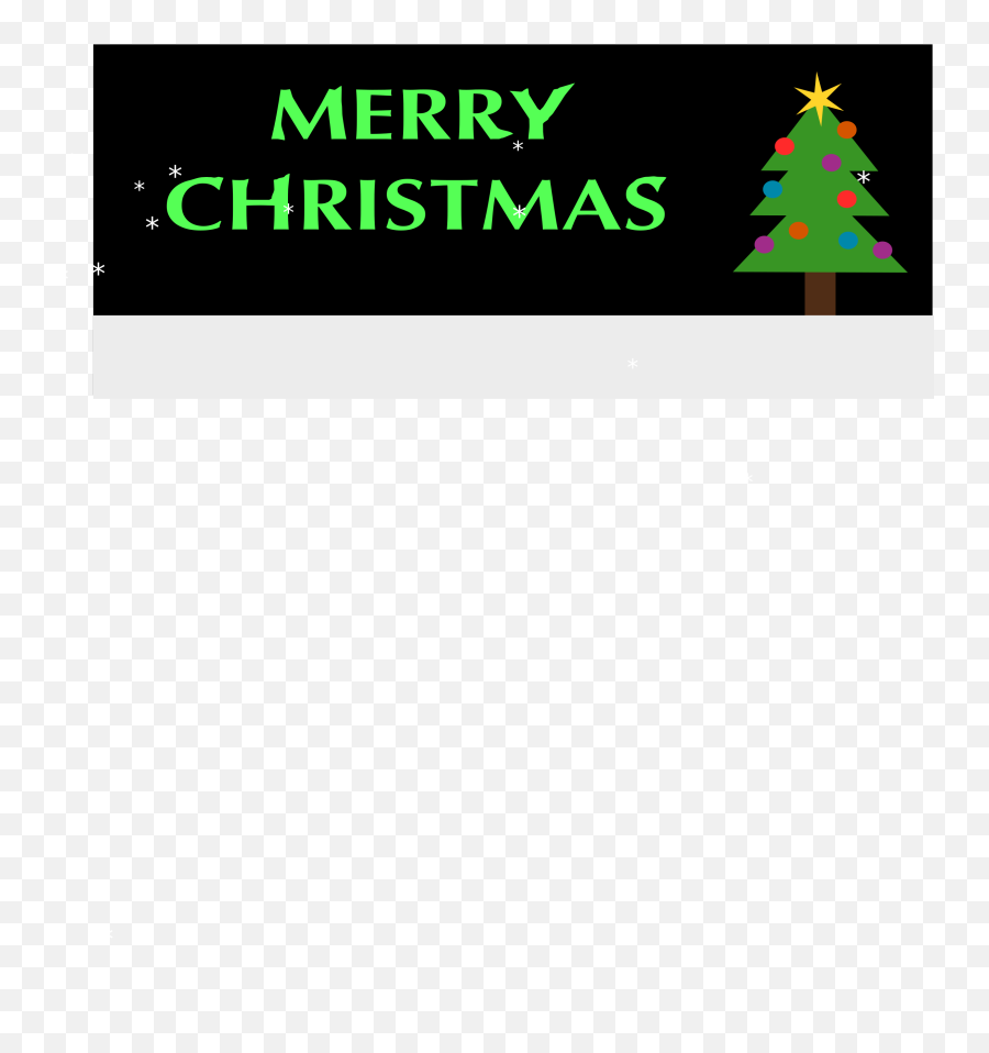 Merry Christmas Banner Png - Language Emoji,Christmas Banner Clipart