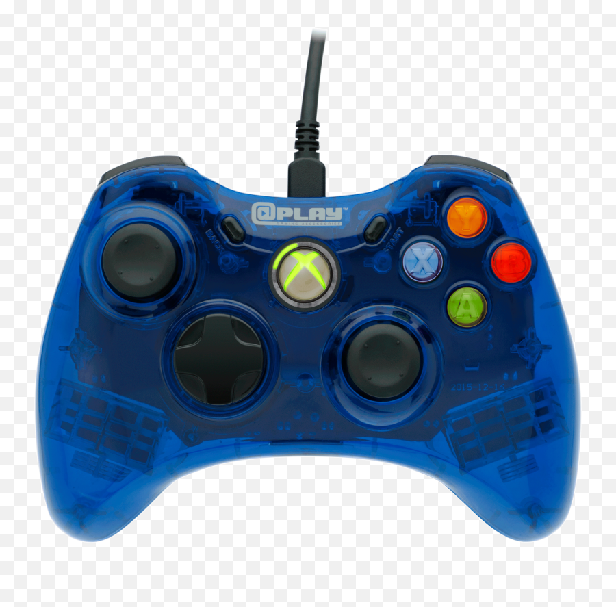 Blue Wired Controller For Xbox 360 Xbox 360 Gamestop - Xbox 360 Wired Controller Gamestop Emoji,Xbox Png