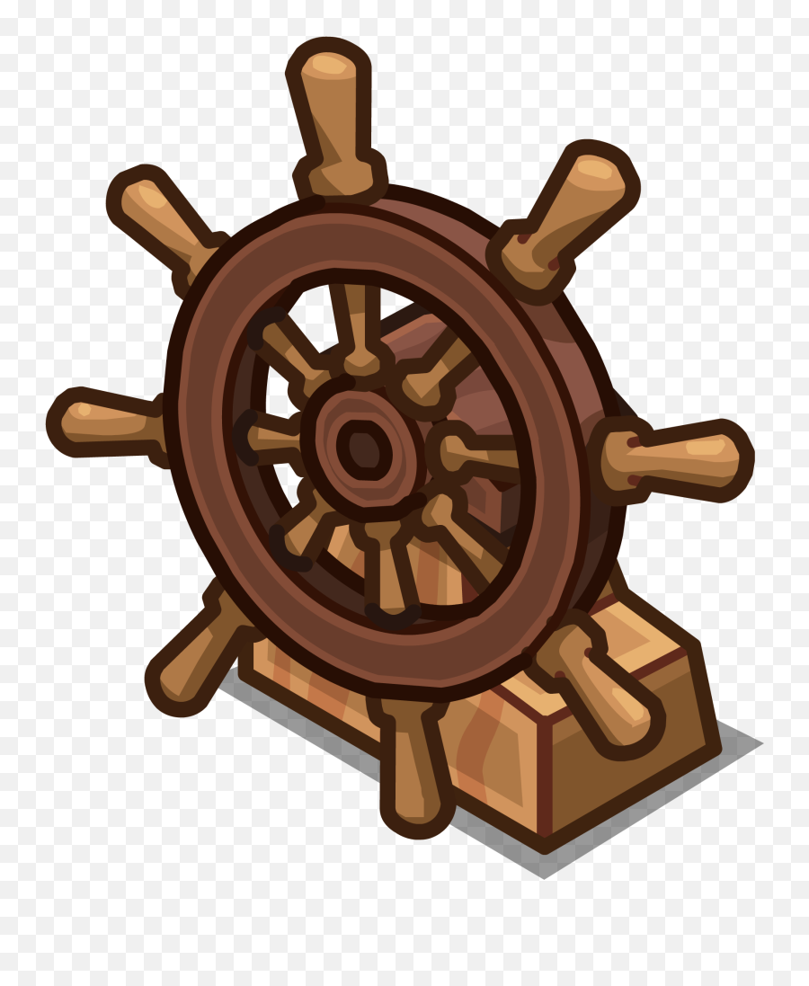 Download Hd Wheel Clipart Pirate Boat Transparent Png Image - Transparent Pirate Wheel Png Emoji,Wheel Clipart