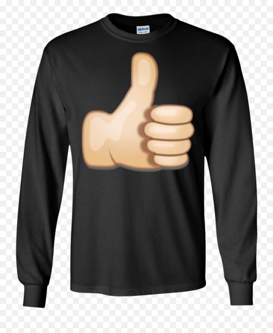 Thumbs Up Emoji Apparel - Shirt Full Size Png Download Long Sleeve,Thumbs Up Emoji Png