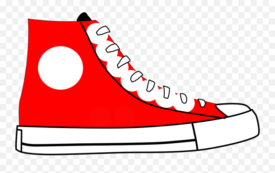 Red Tennis Shoes Clipart 3 - Clip Art Pete The Cat Shoe Emoji,Shoes Clipart