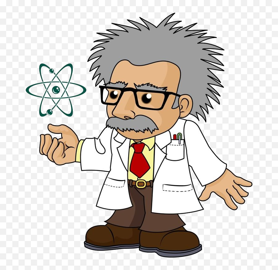 Scientist Png - Mad Scientist Albert Einstein Clipart Physicist Clipart Emoji,Mad Clipart