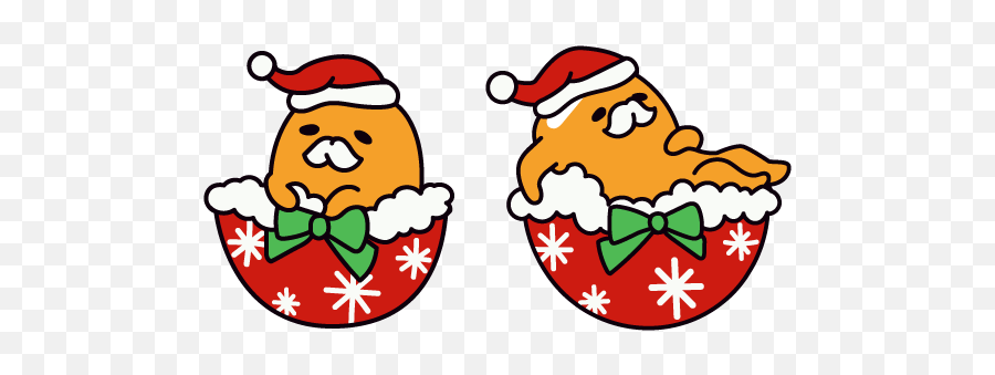 Christmas Gudetama Cursor - Gudetama Cursor Emoji,Gudetama Png