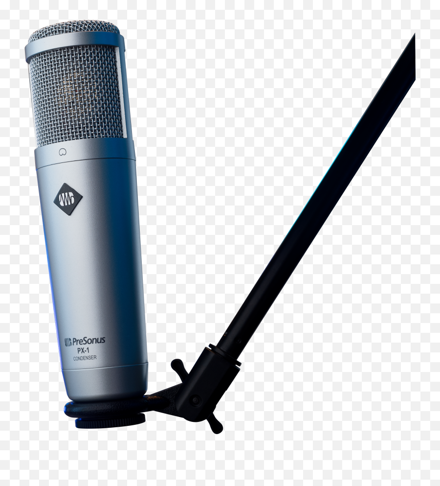 What Is A Condenser Microphone Presonus - Presonus Px1 Emoji,Microphone Stand Png