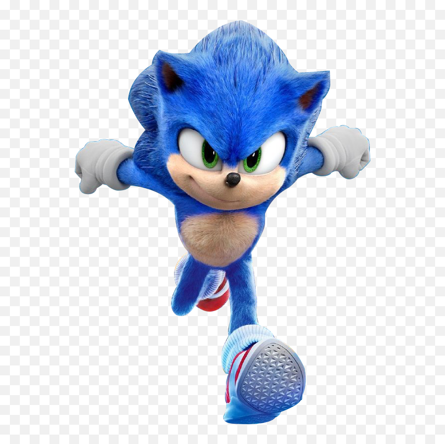 I Tried To Make A Transparent Version Of The Render From The - Sonic Running Gif Front Emoji,Make Image Transparent