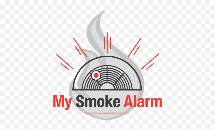 My Smoke Alarm Fire Safety Logo - Smoke Detector Gire Drill Emoji,Fire Safety Clipart