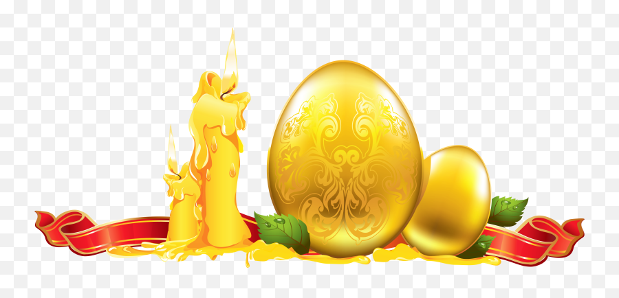 Gold Christmas Ornament - Easter Decor Png Transparent Png Easter Emoji,Christmas Decor Png