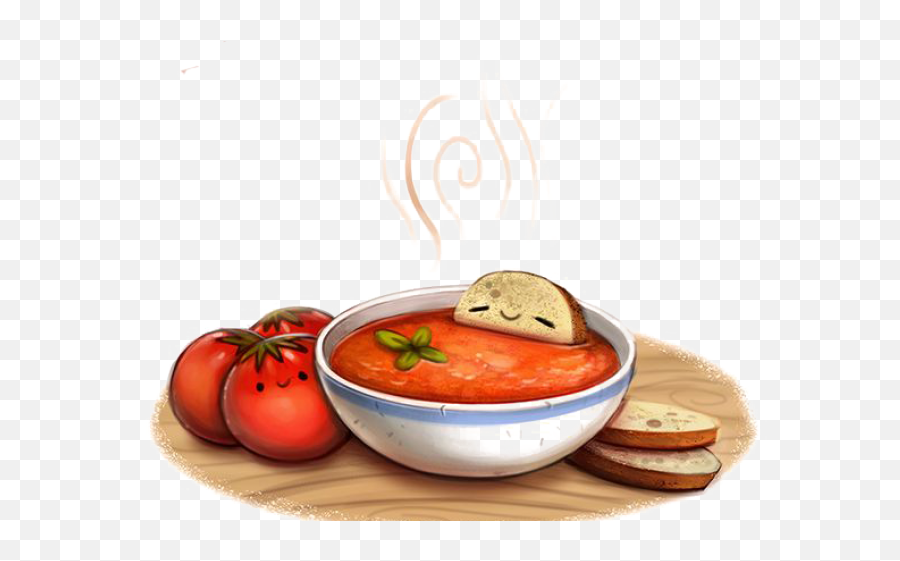 Soup Clipart Gazpacho - Soup Dinner Clipart Png Transparent Tomato Soup Clipart Elegant Emoji,Dinner Clipart