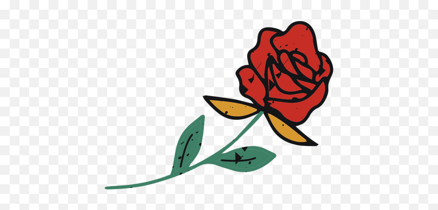 Red Rose Color - Stroke Transparent Png U0026 Svg Vector Emoji,Red Rose Transparent Background