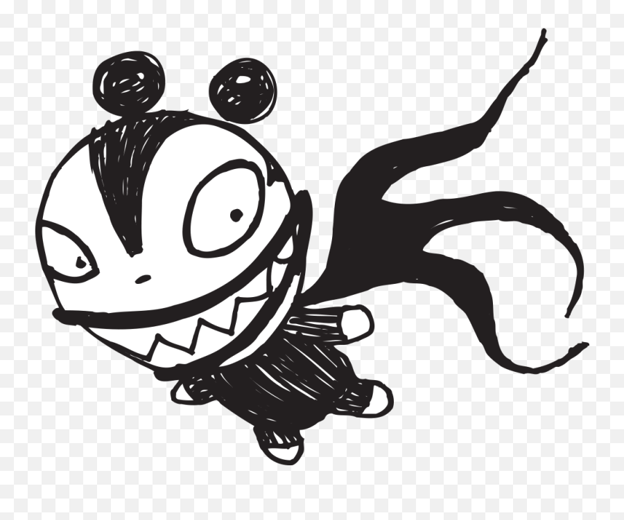 Black And White Nightmare Before - Drawn Nightmare Before Christmas Characters Emoji,Nightmare Before Christmas Clipart