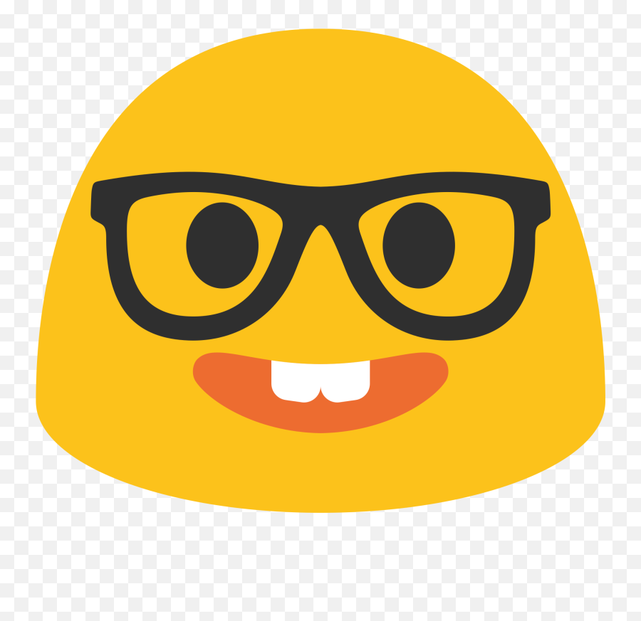 Nerd Transparent Emoji Glass Clip Free - Nerd Emoji Transparent,Transparent Emojis