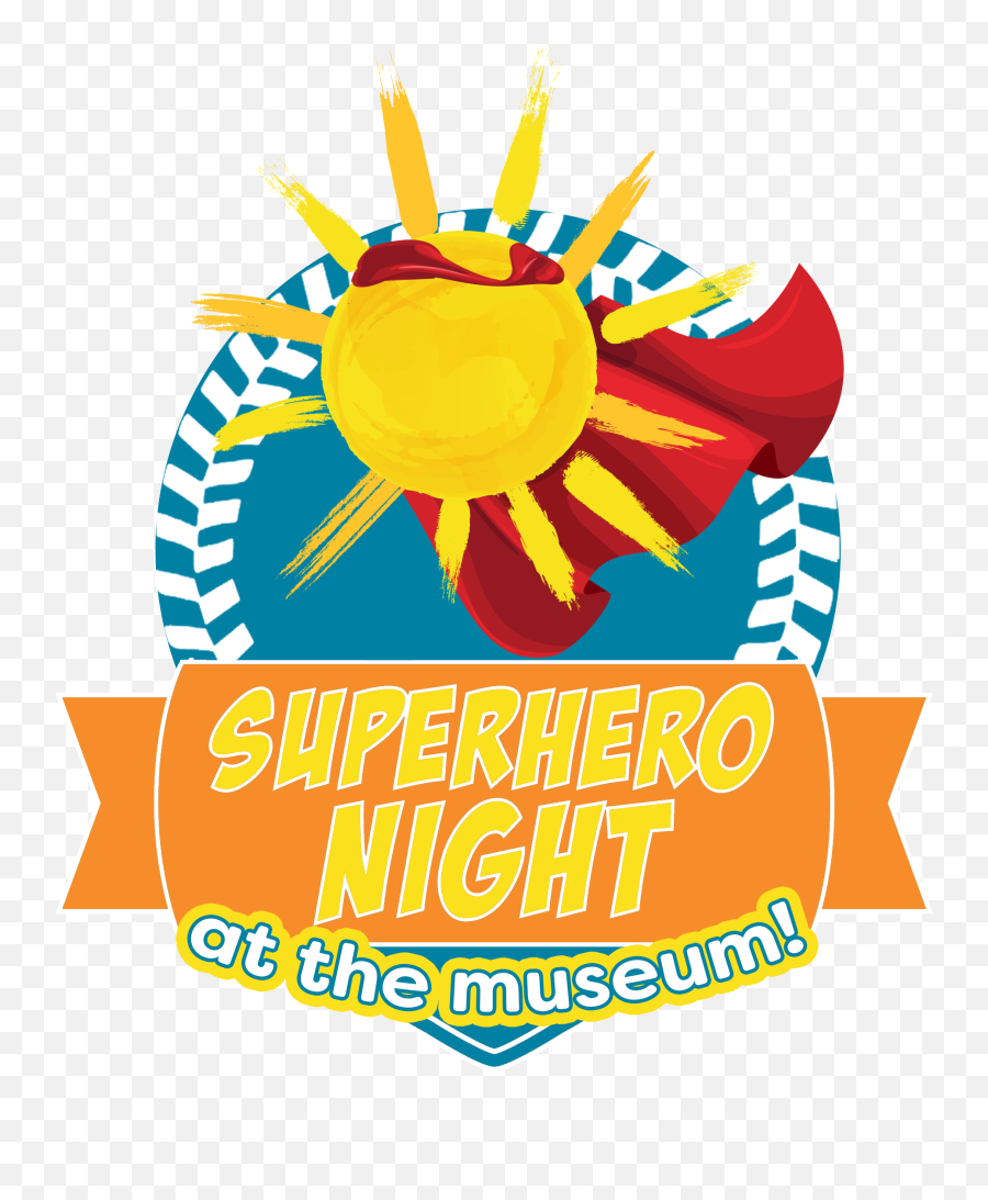 Superhero Night At The Museum Playing - Language Emoji,Superhero Logo