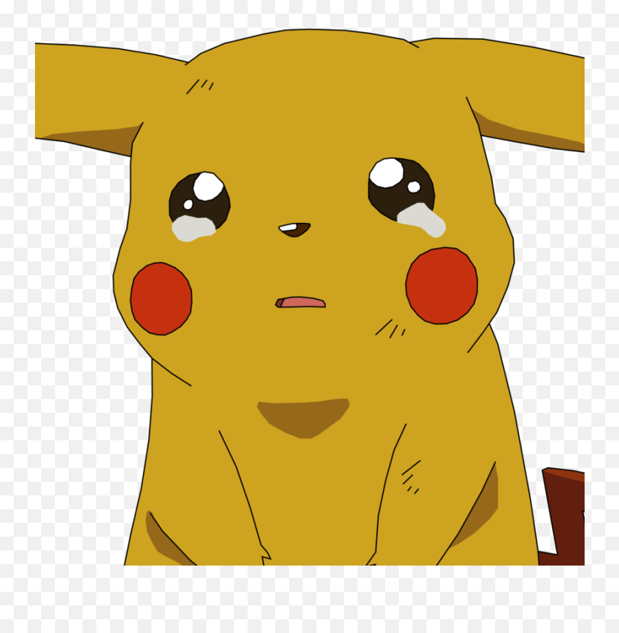 Crying Clipart Dry Eye - Pikachu Crying Transparent Crying Pikachu Emoji,Crying Clipart