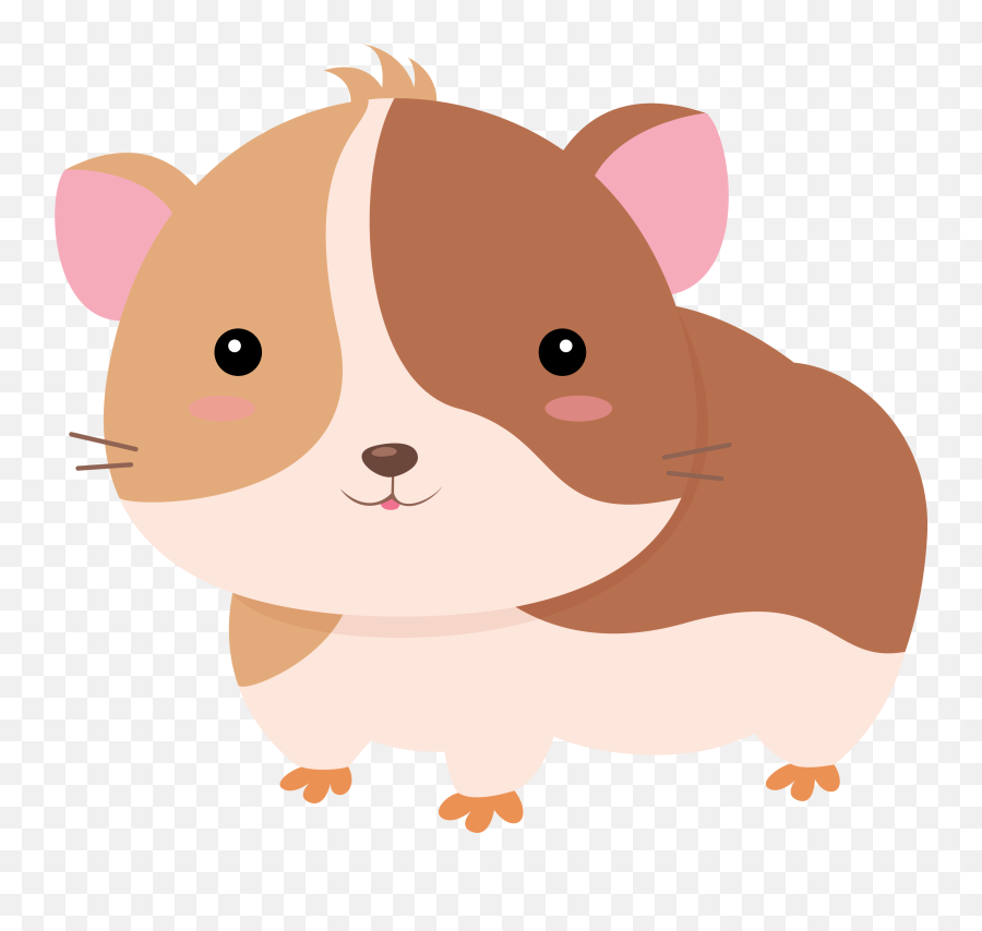 Hamster Clipart Forest Animal - Transparent Background Cartoon Hamster Clipart Emoji,Pets Clipart