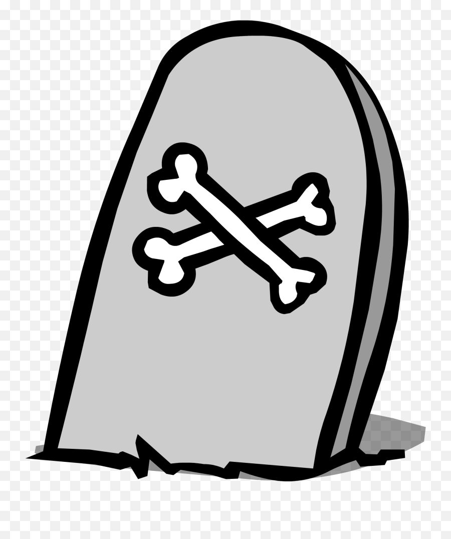 Download Tombstone Sprite 005 - Tombstone Png Full Size Blank Tombstone Transparent Png Emoji,Tombstone Png